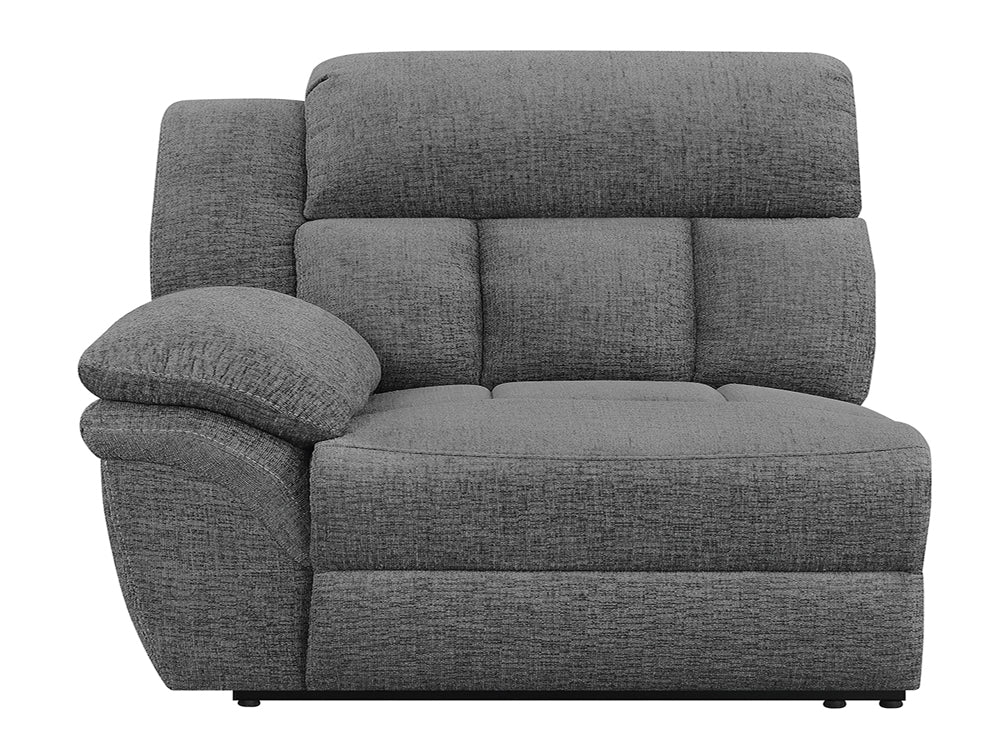 jenner upholstered laf power recliner charcoal