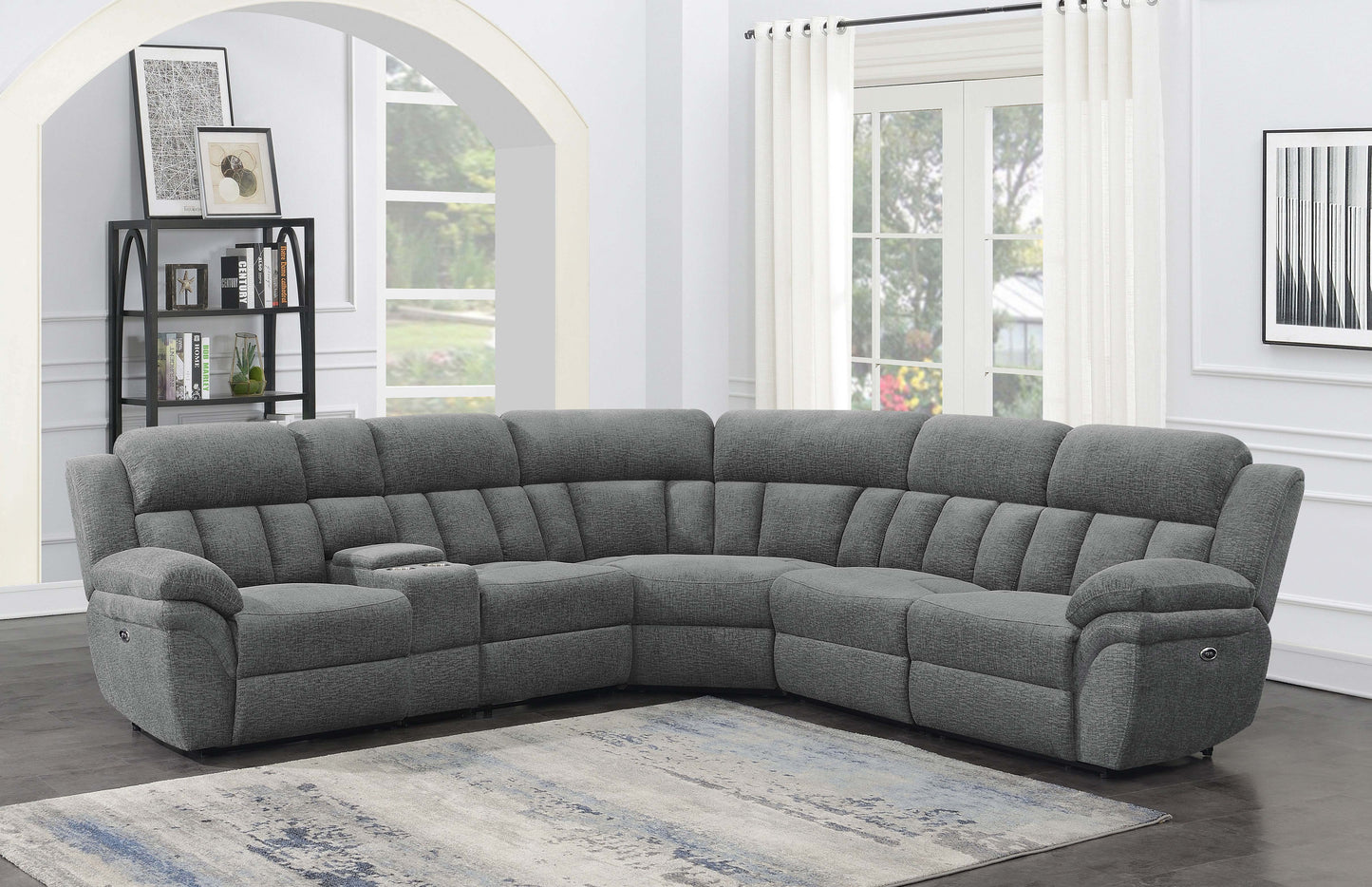 6 pc power sectional