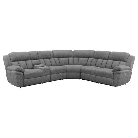 Adhvik 6-piece Modular Power Reclining Sectional CharcoalCharcoal