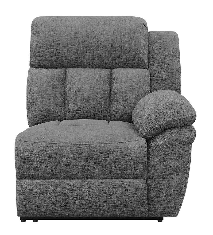 jenner upholstered raf power recliner charcoal