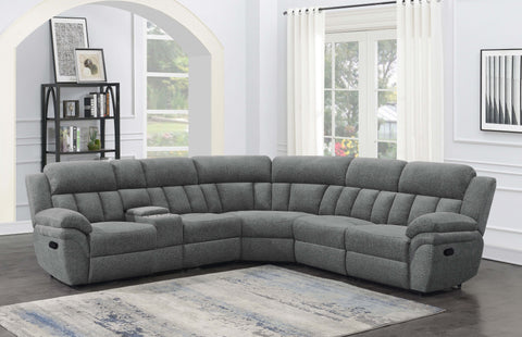 Adhvik 6-piece Modular Reclining Sectional Sofa CharcoalCharcoal