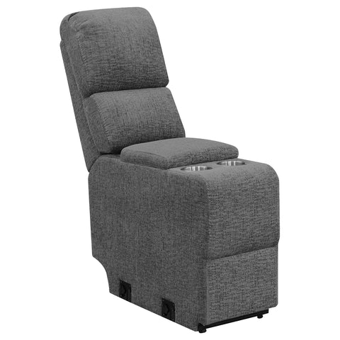 Adhvik Upholstered Motion Loveseat CharcoalCharcoal