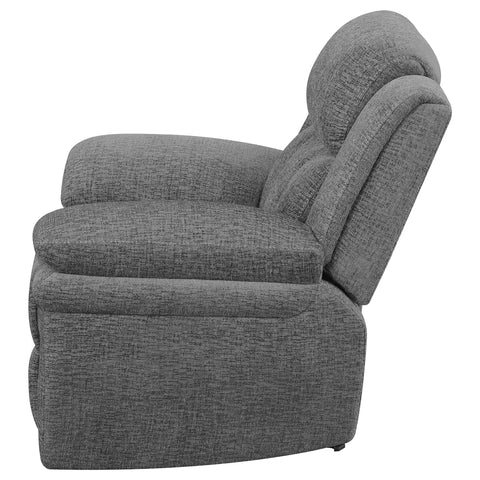 Adhvik Upholstered Power Glider Recliner CharcoalCharcoal