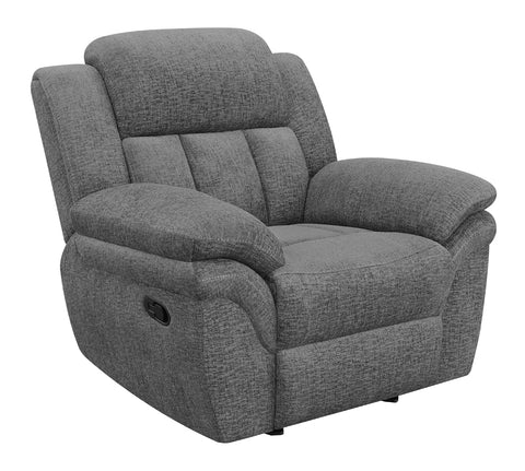 Adhvik Upholstered Glider Recliner CharcoalCharcoal