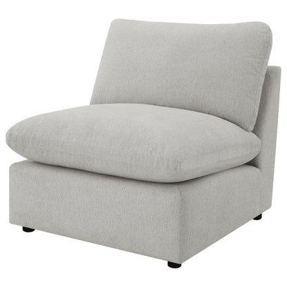 Yvette Modular Armless Chair GreyGrey