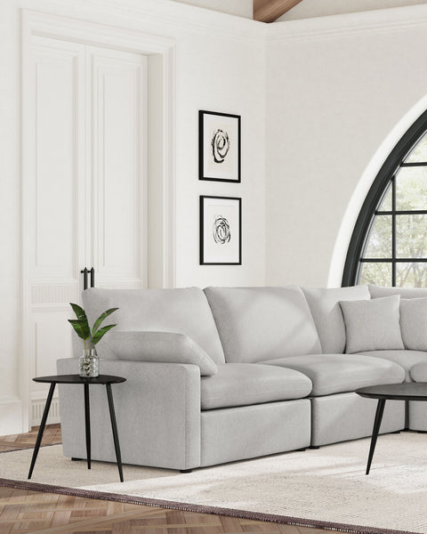 Yvette Modular LAF Power Recliner GreyGrey