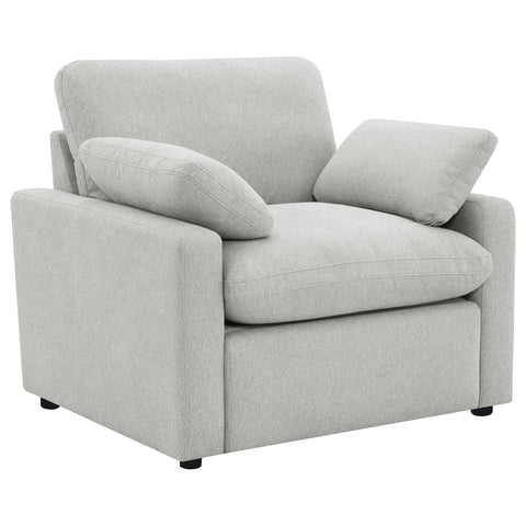 Shoto Upholstered Power Recliner Chair Grey