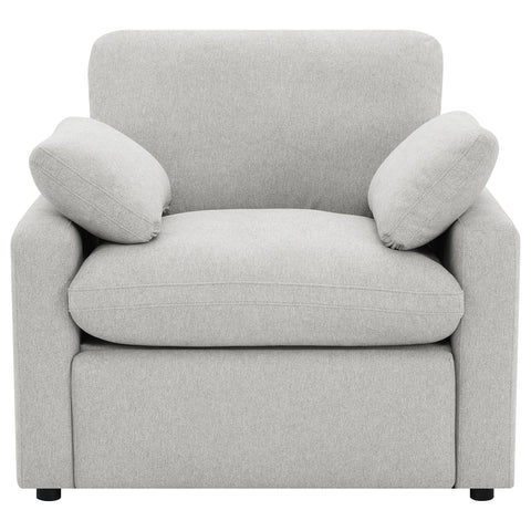 Shoto Upholstered Power Recliner Chair Grey