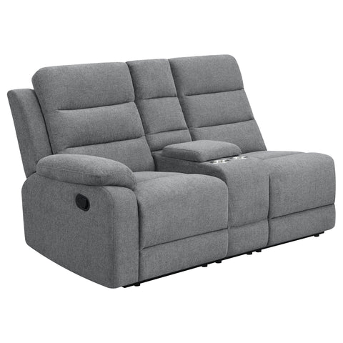 Leticia Upholstered Reclining Sectional Sofa SmokeSmoke