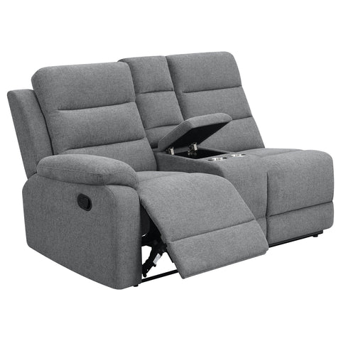 Leticia Upholstered Reclining Sectional Sofa SmokeSmoke