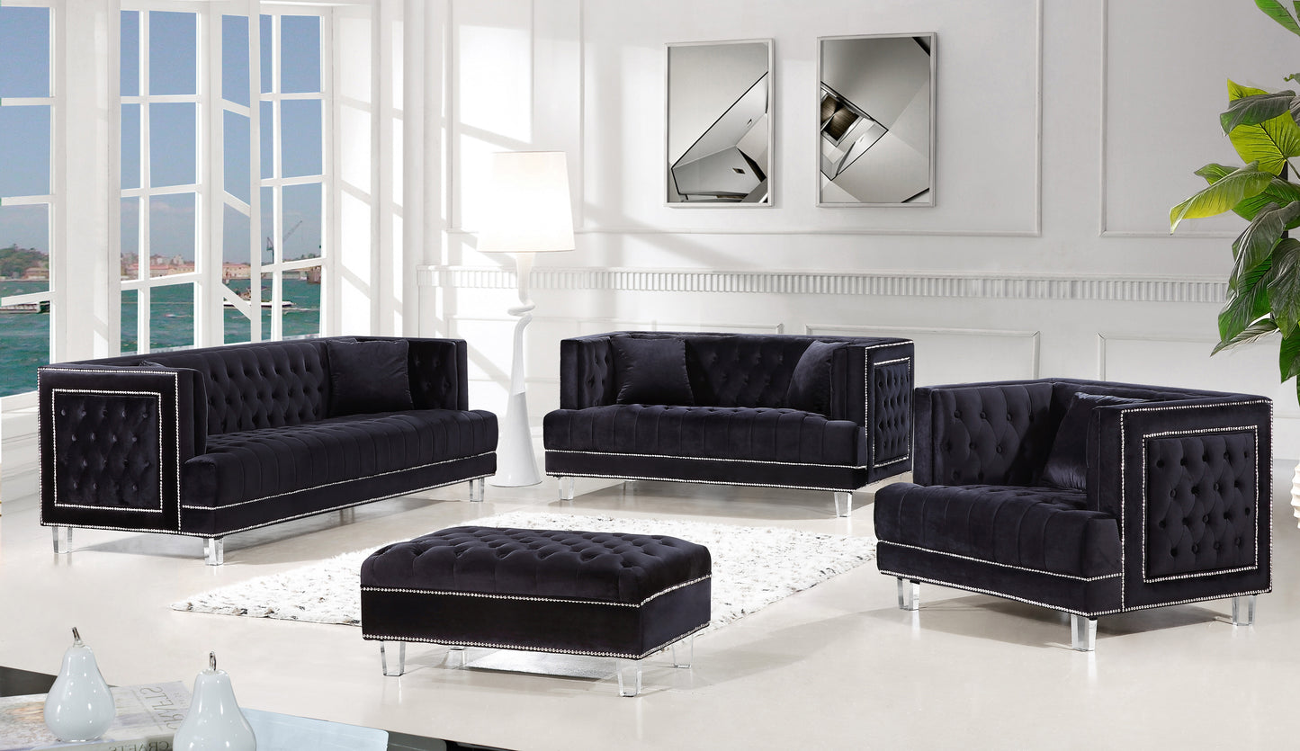 marquis black velvet sofa s