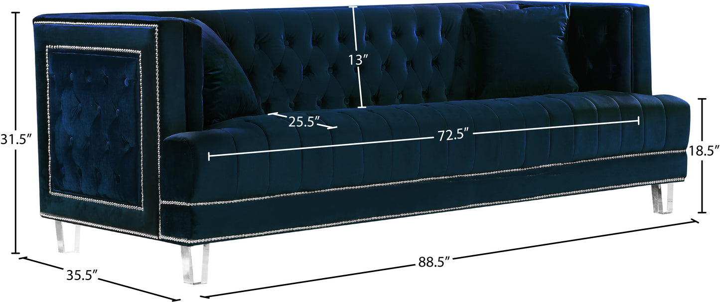 marquis navy velvet sofa s