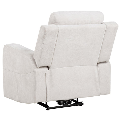 Sonya 3-piece Chenille Power Reclining Sofa Set Ivory