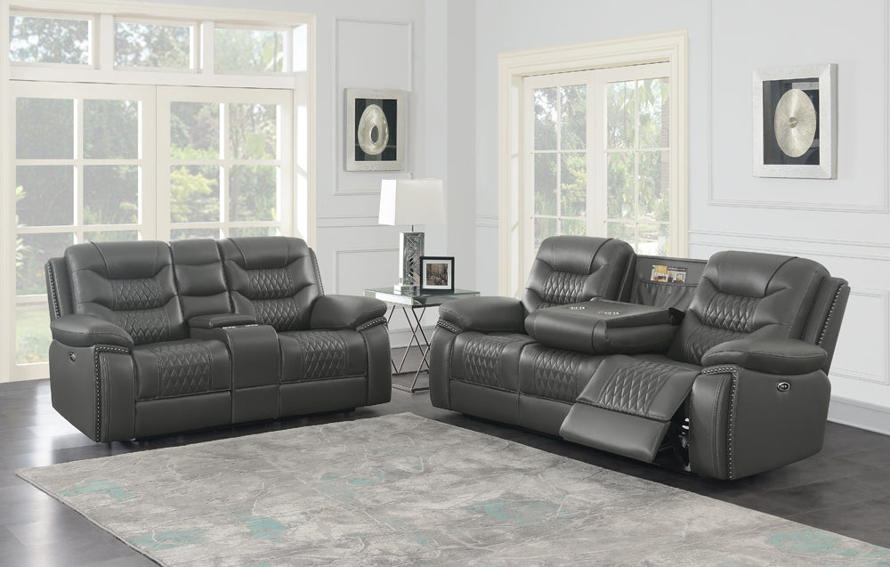 2 pc power sofa set