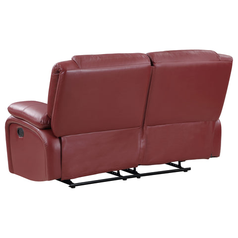 Zamora Upholstered Motion Reclining Loveseat RedRed