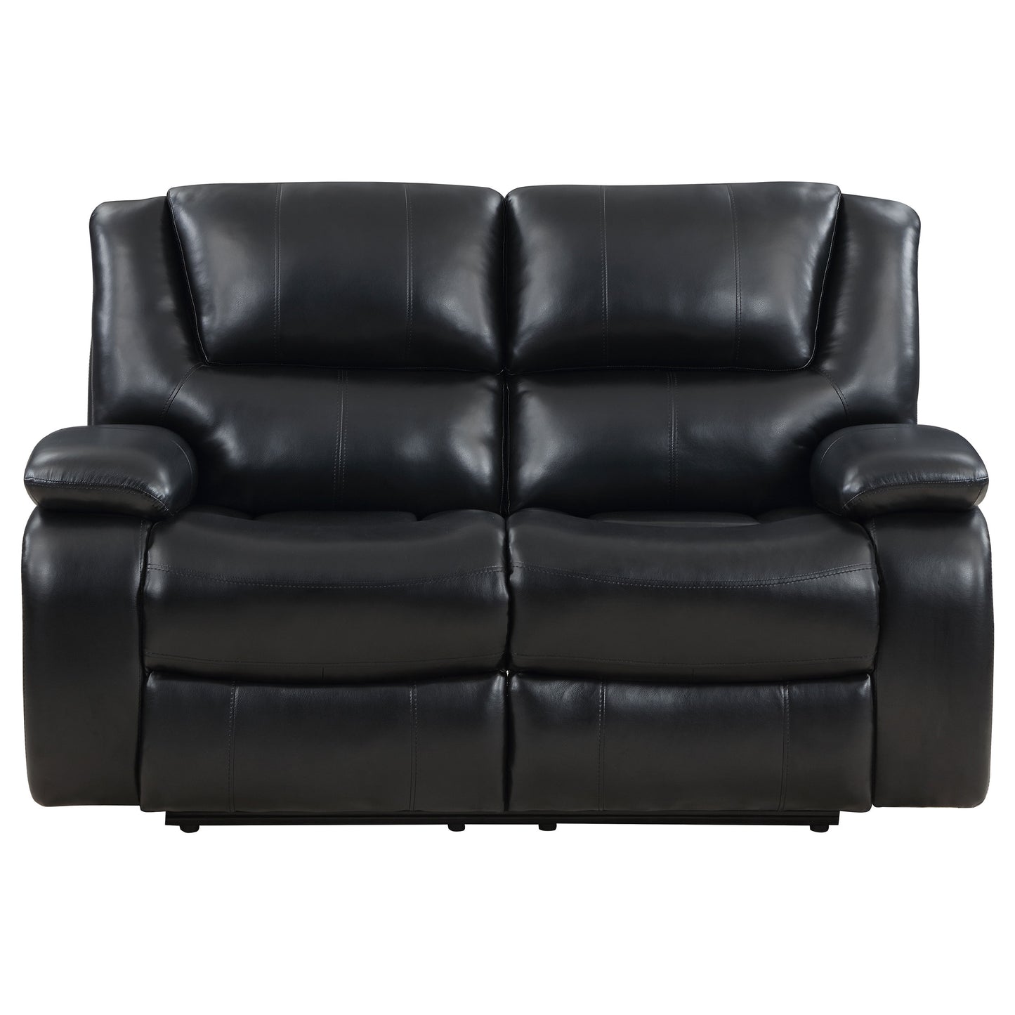 sarasota upholstered motion reclining loveseat black