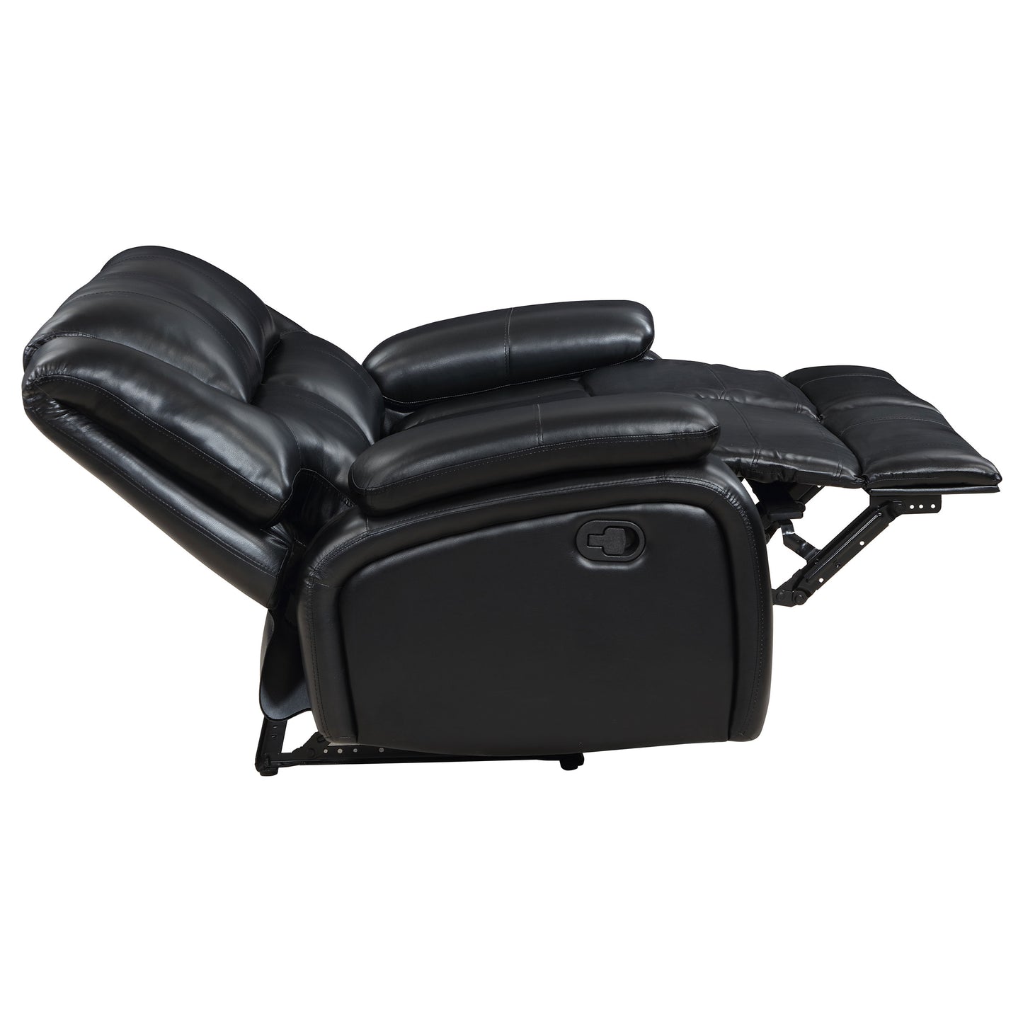 sarasota upholstered motion reclining loveseat black