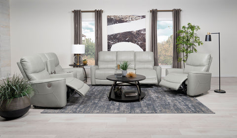 Capella 3-piece Power Reclining Sofa Set Dove GreyDove Grey