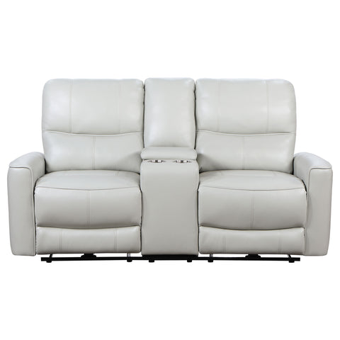 Capella Upholstered Power Reclining Loveseat Dove GreyDove Grey