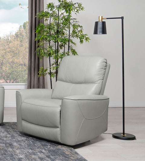 Capella Upholstered Power Recliner Chair Dove GreyDove Grey