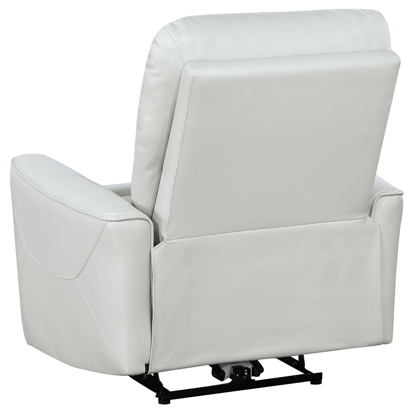 keene upholstered power recliner chair ivory