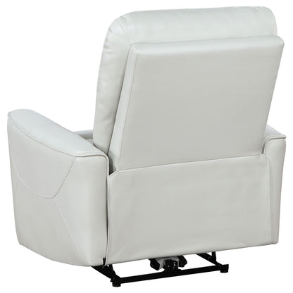 Keene Upholstered Power Recliner Chair Ivory