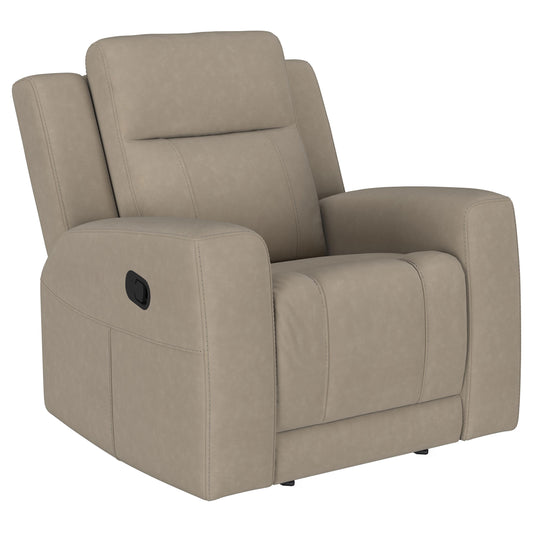 Melanie Upholstered Recliner Chair TaupeTaupe