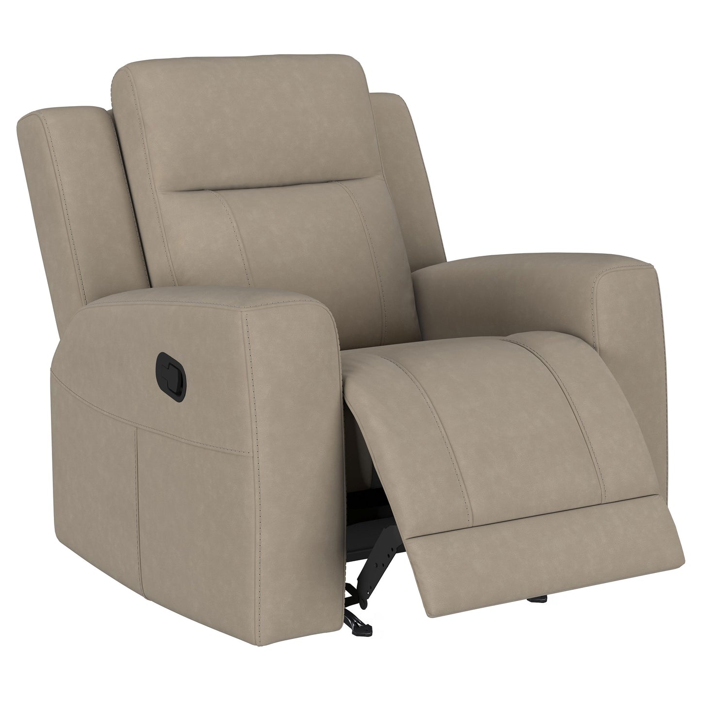 melanie upholstered recliner chair taupetaupe