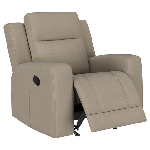 Melanie Upholstered Recliner Chair TaupeTaupe
