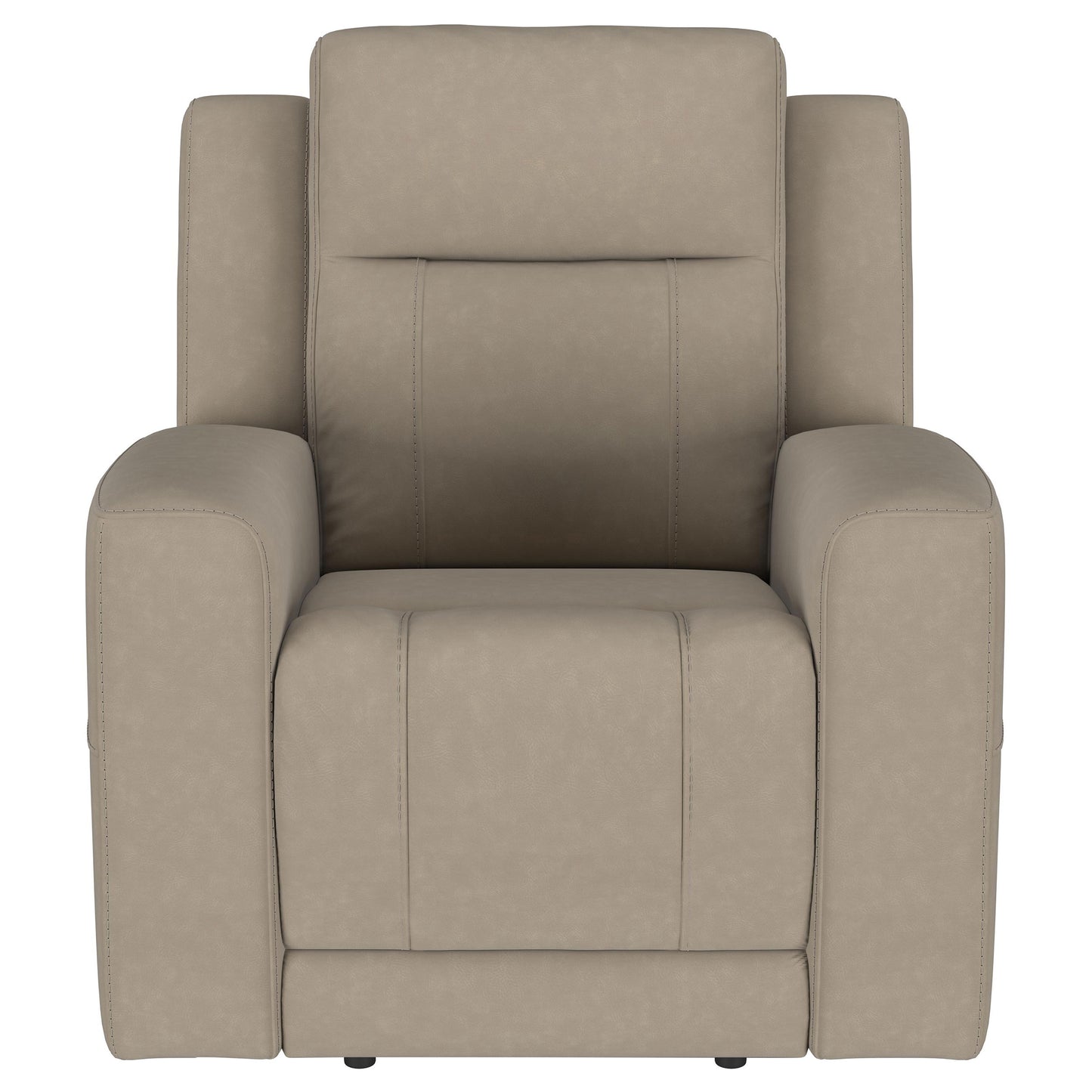 melanie upholstered recliner chair taupetaupe