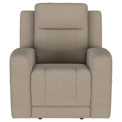 Melanie Upholstered Recliner Chair TaupeTaupe