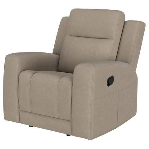 Melanie Upholstered Recliner Chair TaupeTaupe