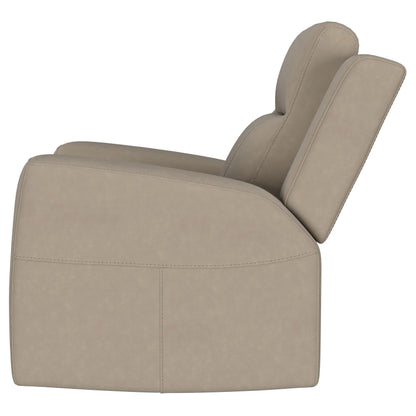 Melanie Upholstered Recliner Chair TaupeTaupe