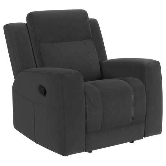 Melanie Upholstered Recliner Chair Dark CharcoalDark Charcoal