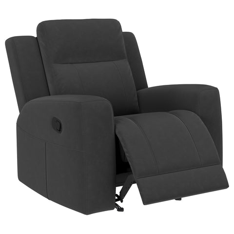Melanie Upholstered Recliner Chair Dark CharcoalDark Charcoal