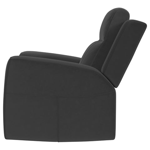 Melanie Upholstered Recliner Chair Dark CharcoalDark Charcoal