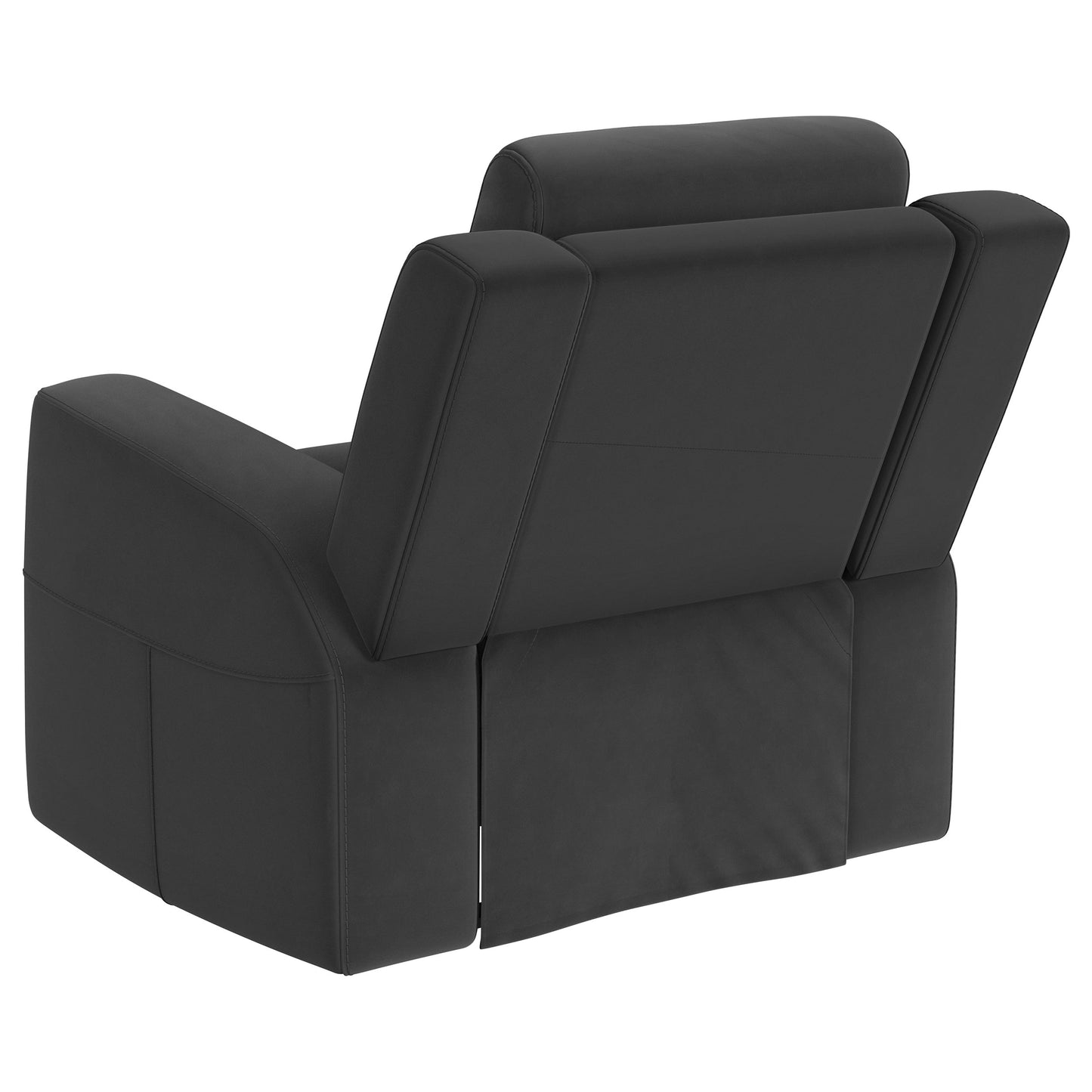 melanie upholstered recliner chair dark charcoaldark charcoal