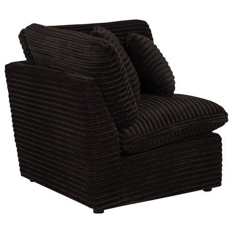 Weston Modular Corner Chair Chocolate Brown