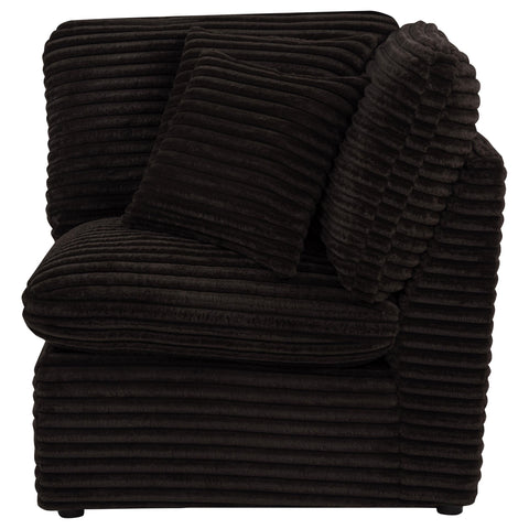Weston Modular Corner Chair Chocolate Brown