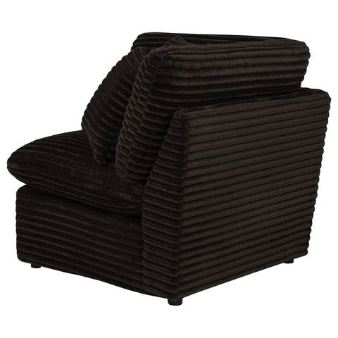 Weston Modular Corner Chair Chocolate Brown
