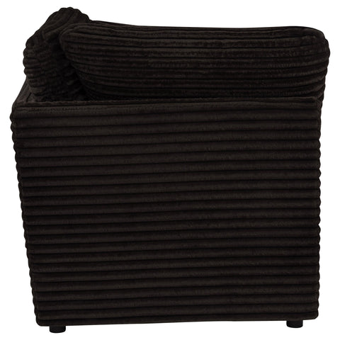 Weston Modular Corner Chair Chocolate Brown