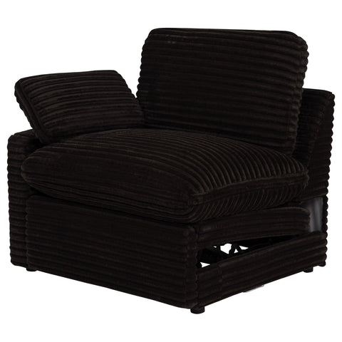 Weston Modular LAF Power Recliner Chocolate Brown