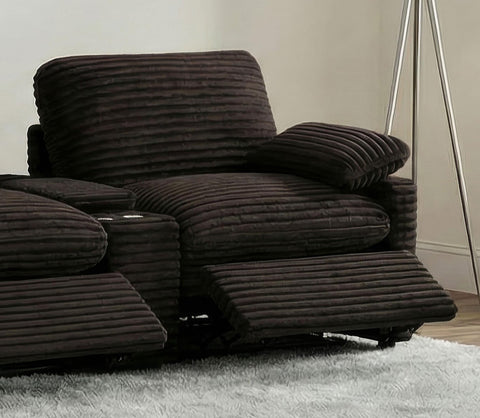 Weston Modular RAF Power Recliner Chocolate Brown