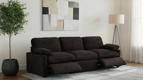 Weston Modular Power Sofa Chocolate Brown