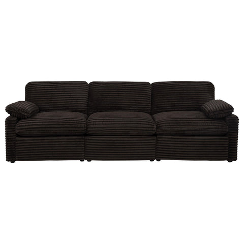 Weston Modular Power Sofa Chocolate Brown