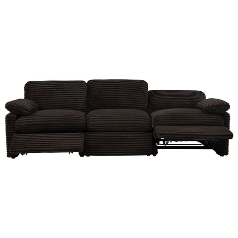 Weston Modular Power Sofa Chocolate Brown