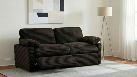Weston Modular Power Loveseat Chocolate Brown