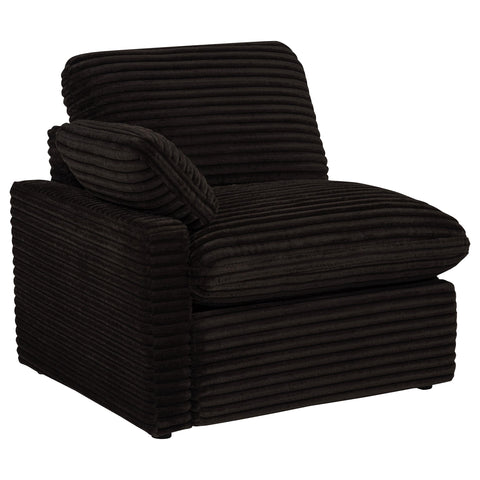 Weston Modular Power Loveseat Chocolate Brown