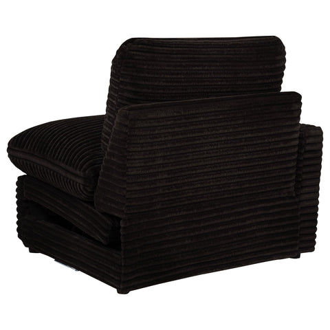 Weston Modular Power Loveseat Chocolate Brown