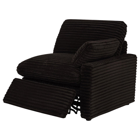 Weston Modular Power Loveseat Chocolate Brown
